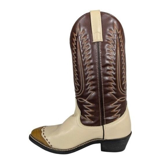 Laredo Flagstaff Collection Wingtip Western Boot Men's 8.5 (EW) 61161 Calf High - Picture 7 of 9